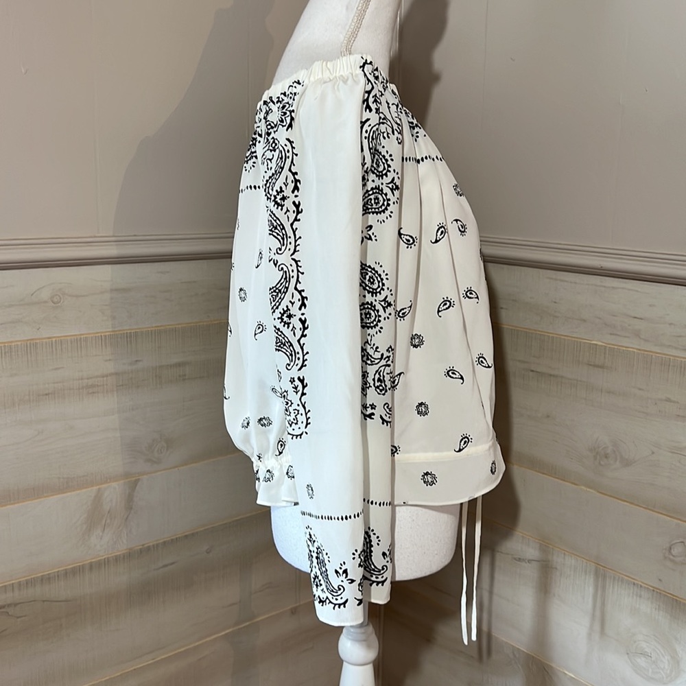 Theory silk blouse. S - Picture 2 of 6